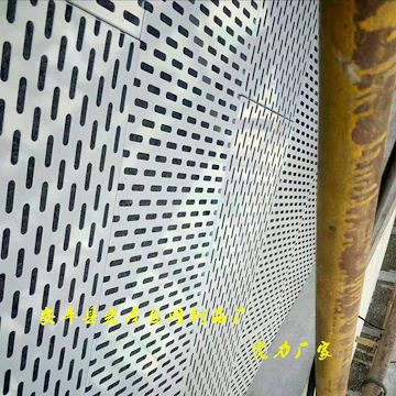 圆孔幕墙装饰网 外墙包围网板 异形孔冲孔网片