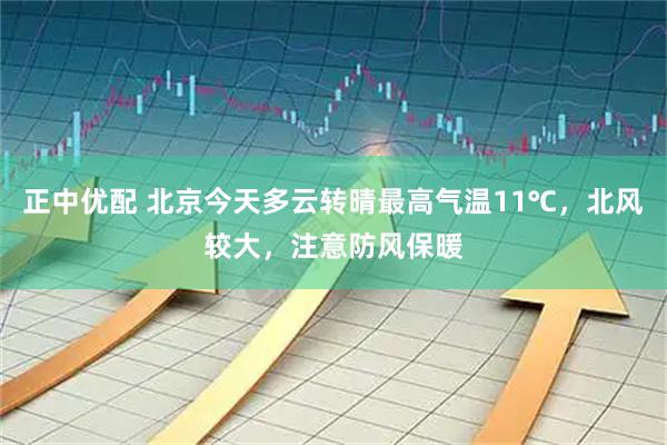 正中优配 北京今天多云转晴最高气温11℃，北风较大，注意防风保暖